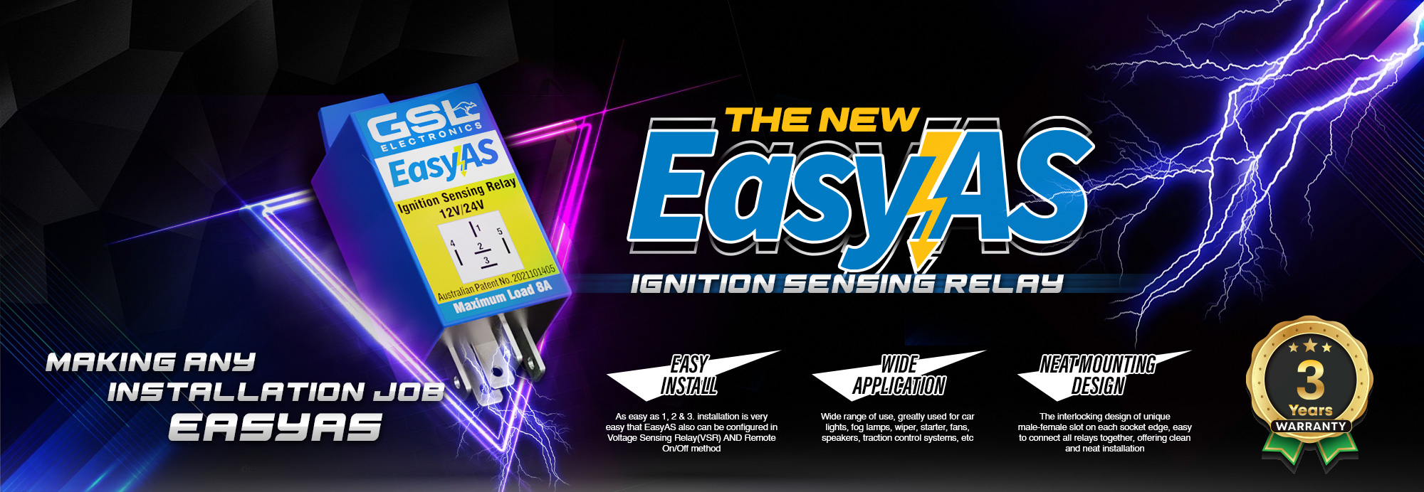 EasyAS Ignition Sensing Relay